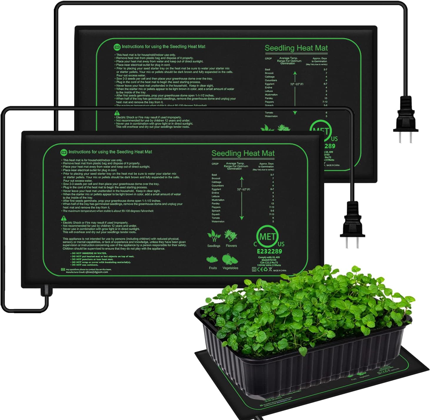 Plant Growth Regulator - 10/25/50CM Sämling Wärme Matte Zimmerpflanzen Keimung