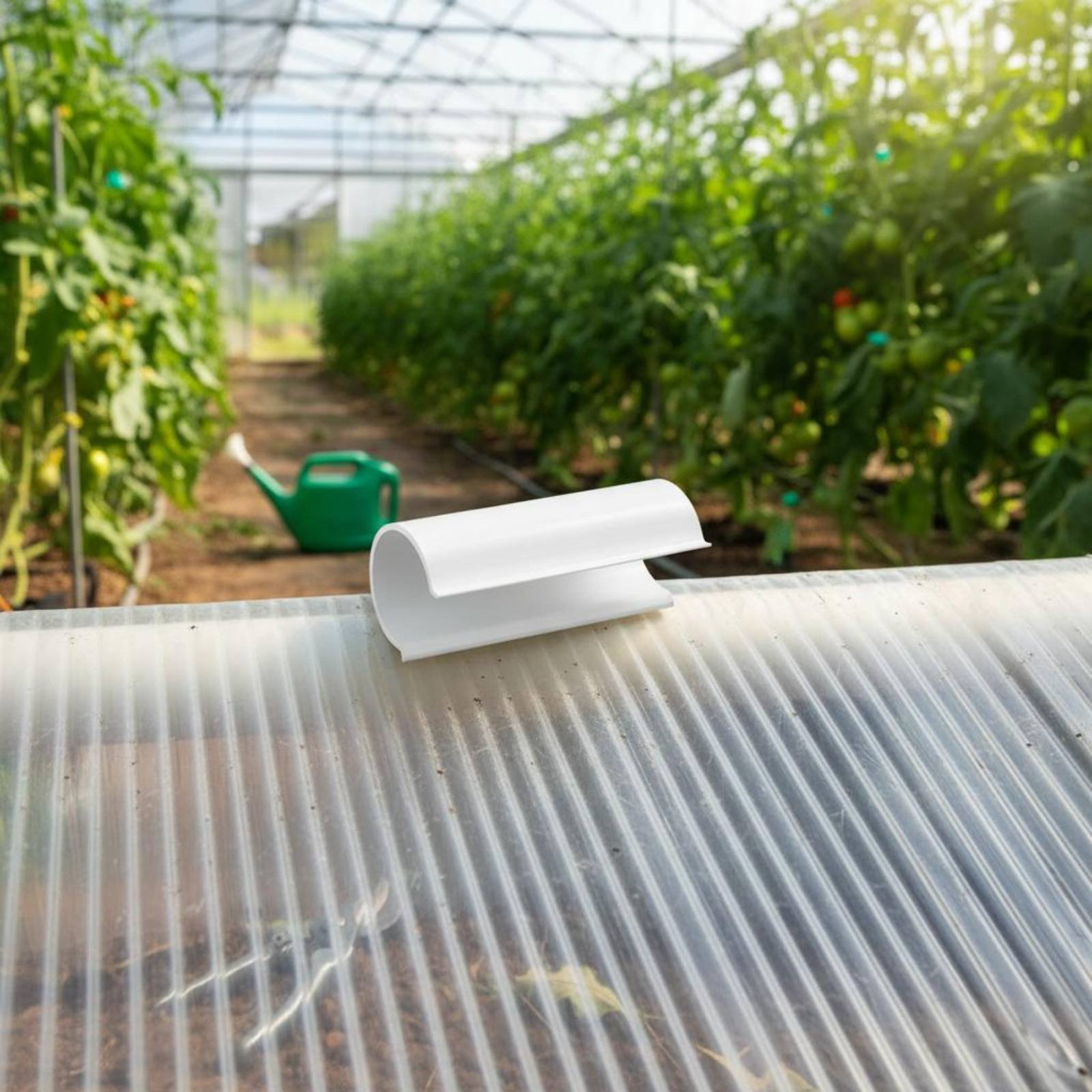 Greenhouse Plastic Film - 32 Stück 1-Zoll-Gewächshausclips, leicht zu entfernende