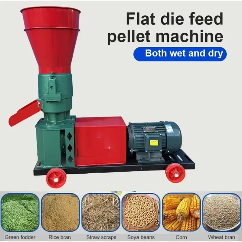 Farming Africa - Modell 230 3-Rollen 11KW Dreiphasen-Futterpelletmühle Maisstängel-Getreidepelletmaschine