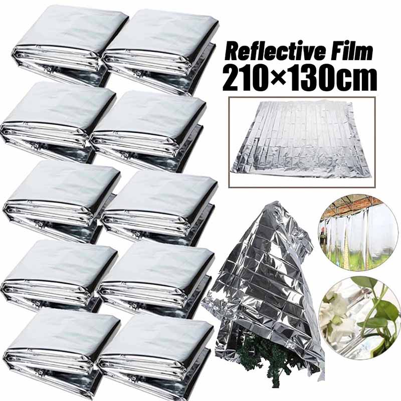 Greenhouse Plastic Film - 1-10 PCS Garten Silber Mylar Film