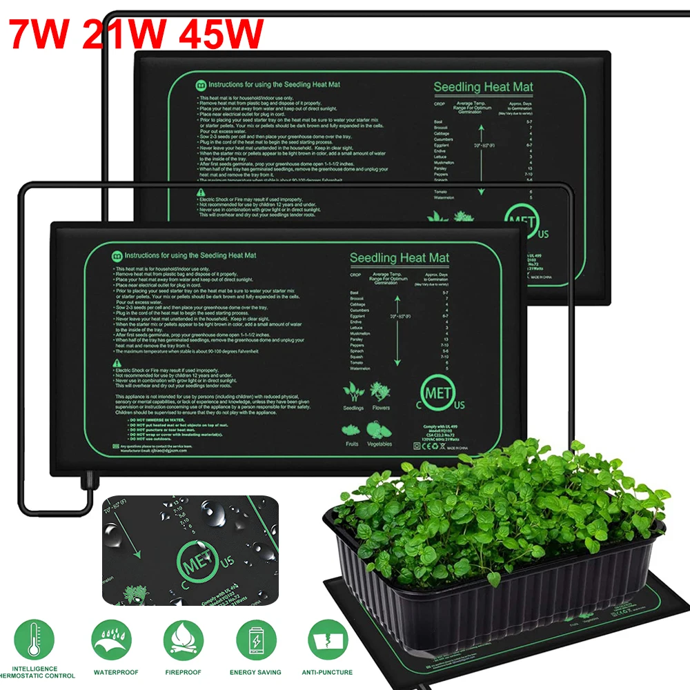 Plant Growth Regulator - 10/25/50CM Sämling Wärme Matte Zimmerpflanzen Keimung