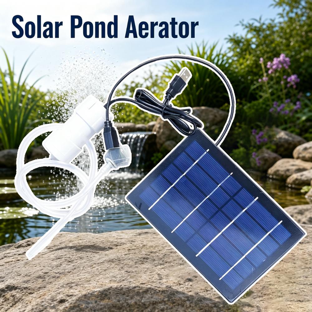 Solar-Luftpumpe für Aquarien,  – Fish Pond Aerator Bewertung und Preis
