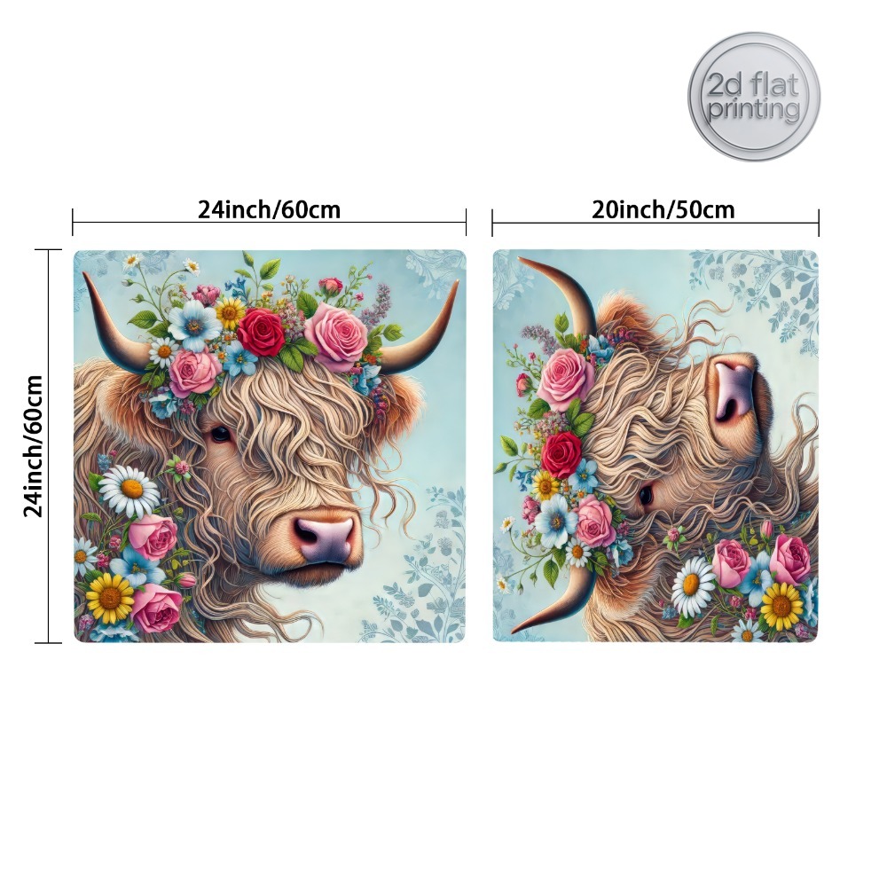 1 Stück, Kunstleder-Geschirrtr – Cow Mat Rubber Bewertung und Preis