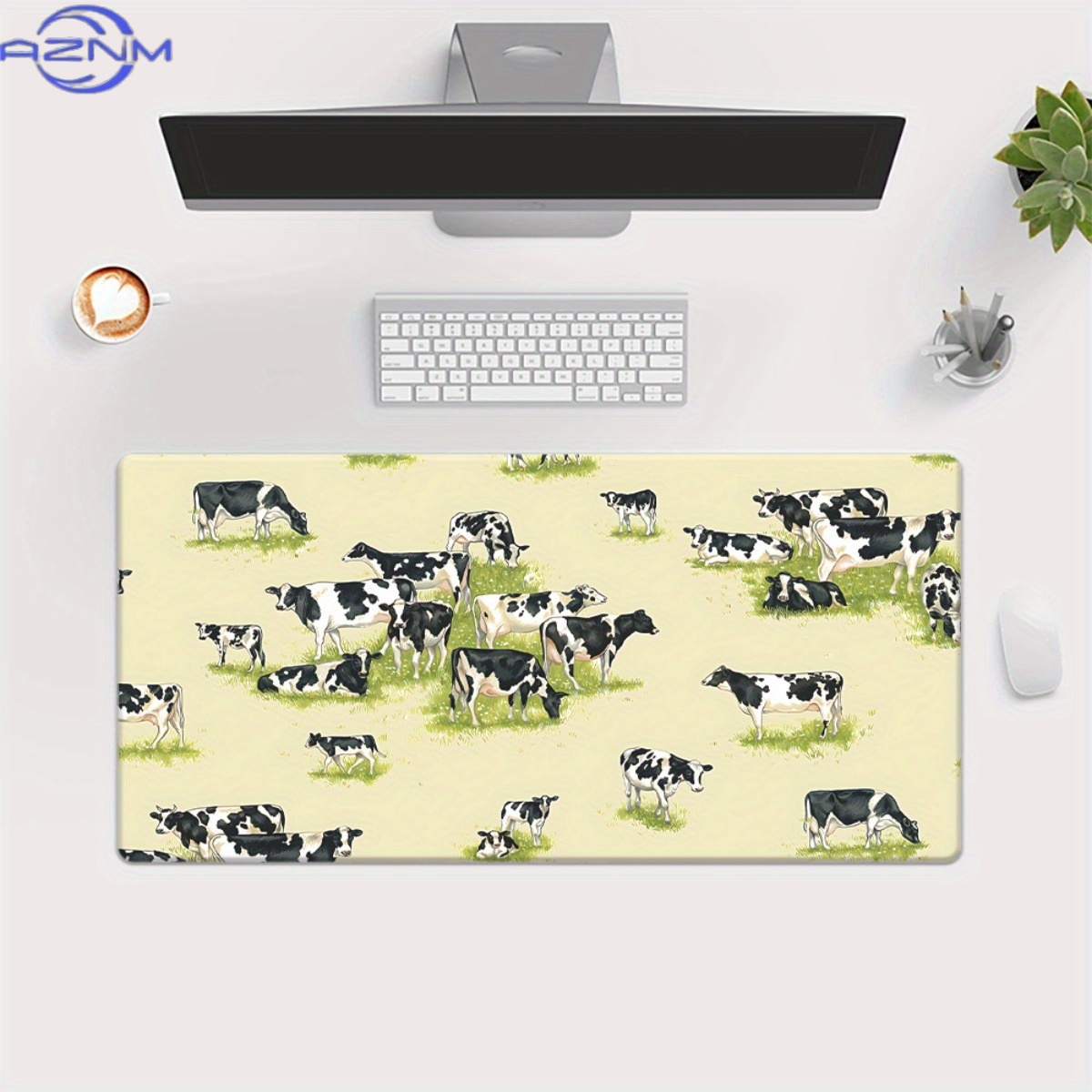 Eine XXL-Schreibtischunterlage – Cow Mat Rubber Bewertung und Preis