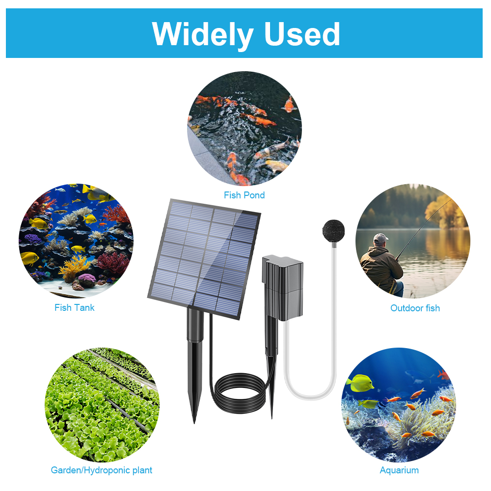 Solarbetriebener Teichbelüfter – Fish Pond Aerator Bewertung und Preis