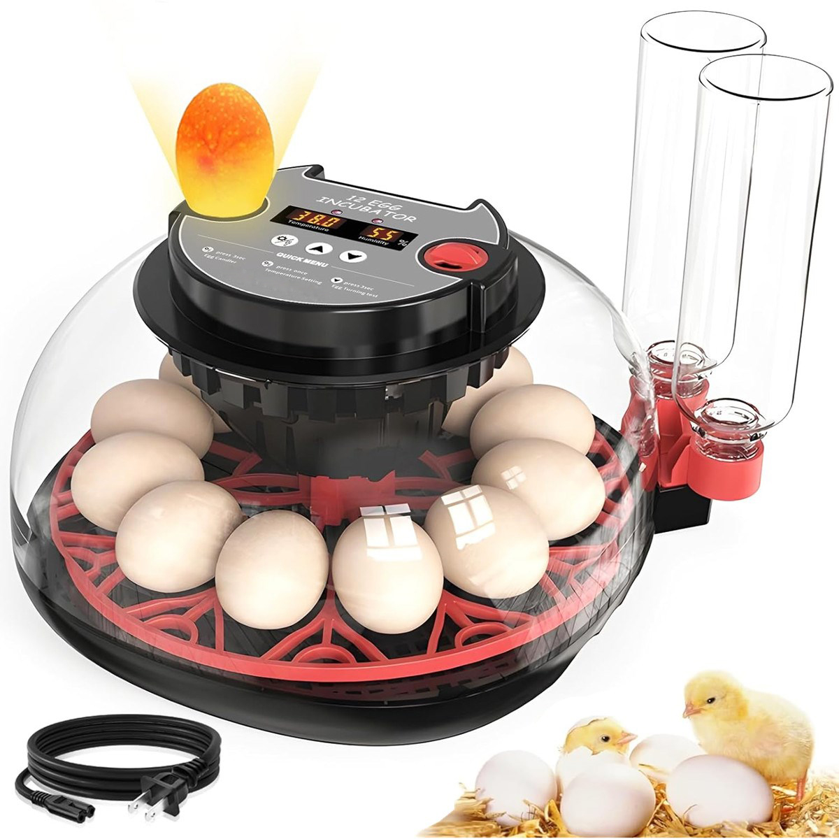 12-Eier-Inkubator mit automati – Poultry Incubator Bewertung und Preis