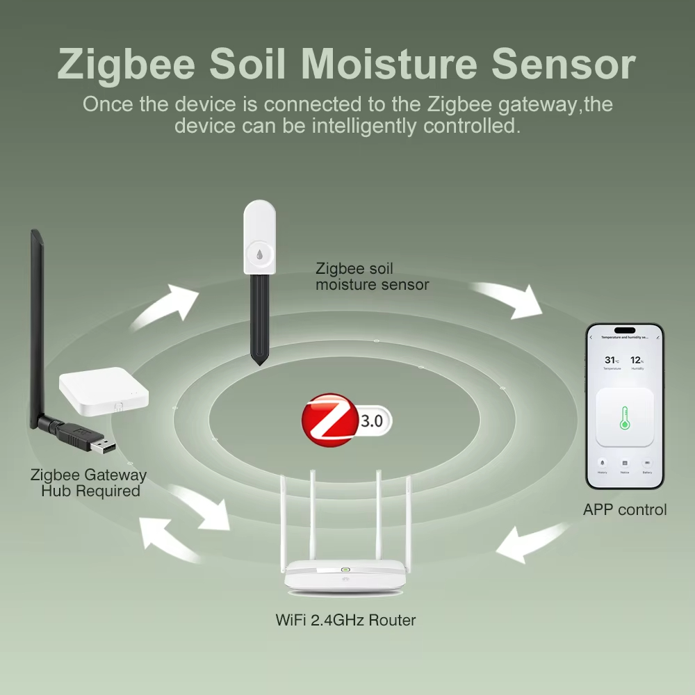 Hochpräziser Zigbee-Bodenfeuch – Plant Growth Regulator Bewertung und Preis
