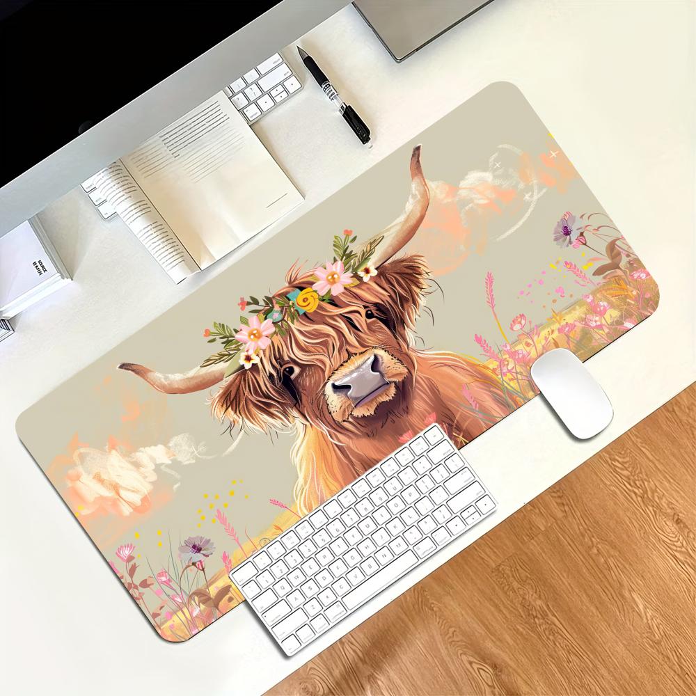 Vintage Highland Cow Floral Ga – Cow Mat Rubber Bewertung und Preis