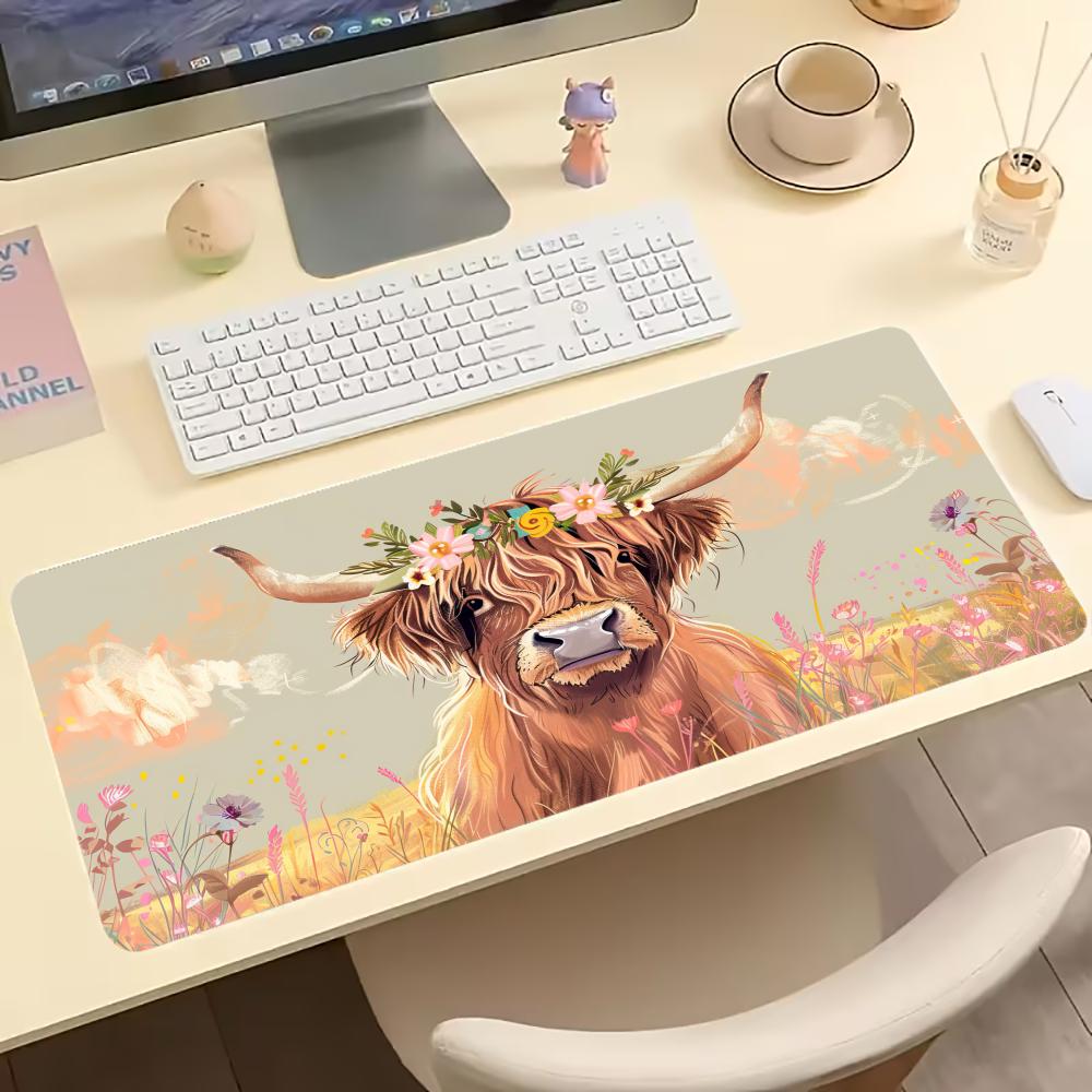 Vintage Highland Cow Floral Ga – Cow Mat Rubber Bewertung und Preis