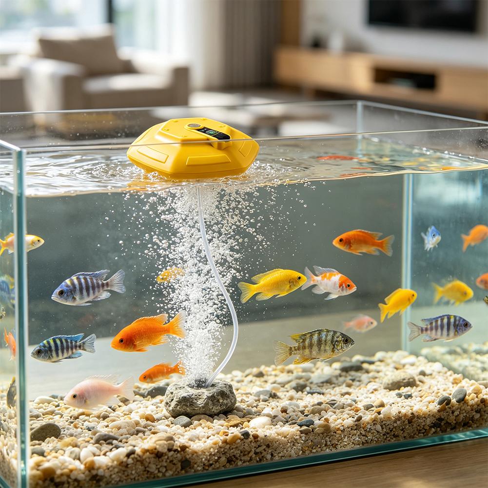 Kabellose Wiederaufladbare Aqu – Fish Pond Aerator Bewertung und Preis