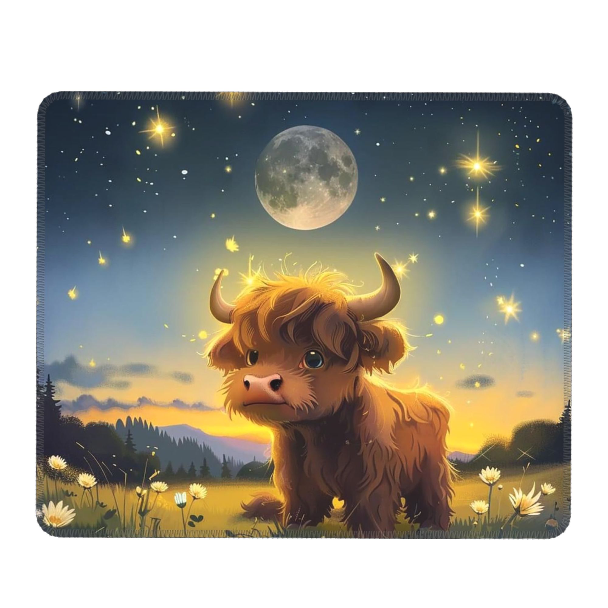 Highland Cow In Magical Forest – Cow Mat Rubber Bewertung und Preis