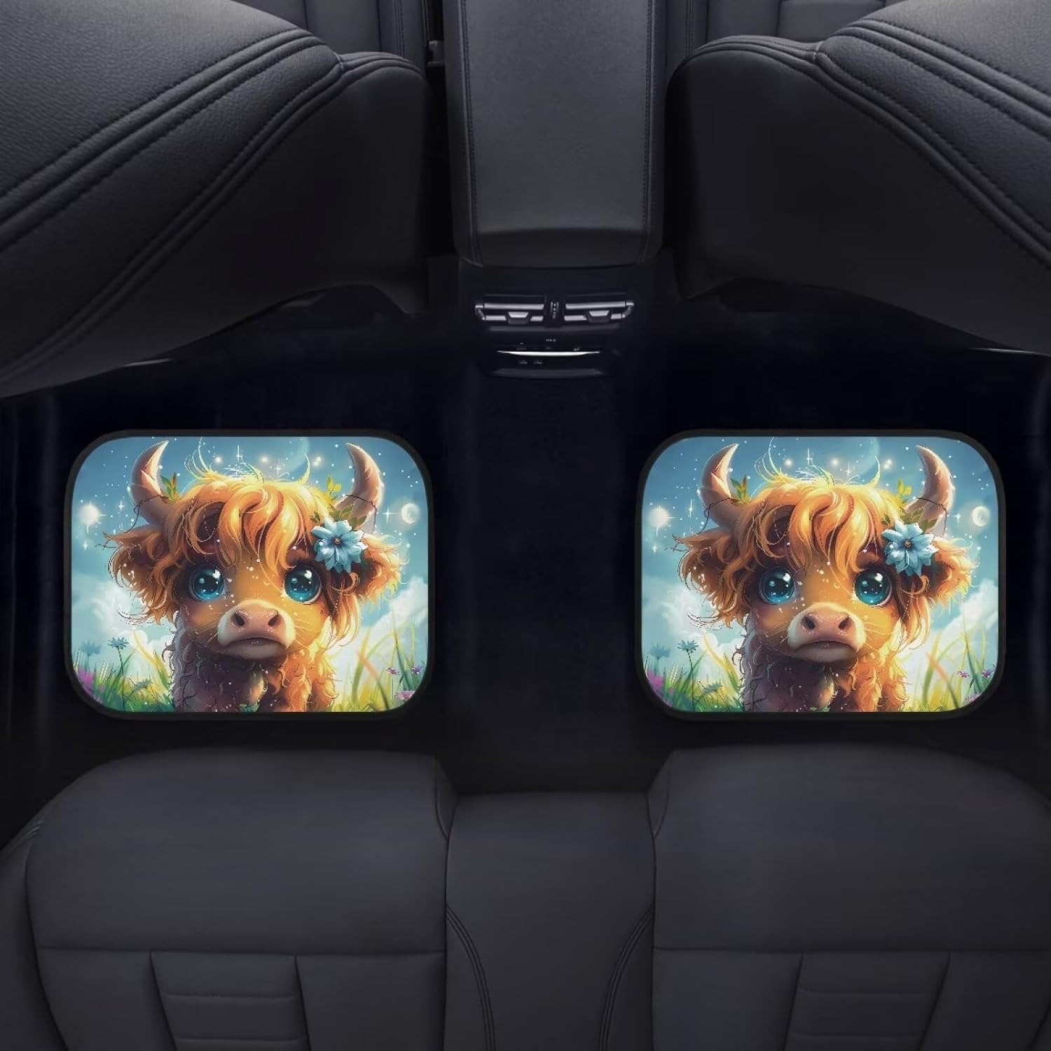 Niedliche Highland-Kuh-Autofuß – Cow Mat Rubber Bewertung und Preis