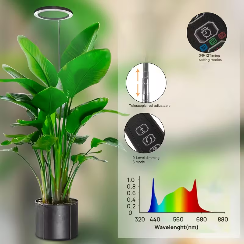 Einstellbare LED-Pflanzenlampe – Plant Growth Regulator Bewertung und Preis