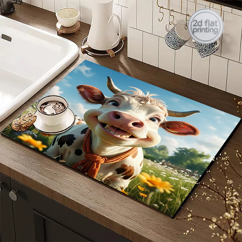 2D Flachdruck 1 Stück Kuhfellm – Cow Mat Rubber Bewertung und Preis